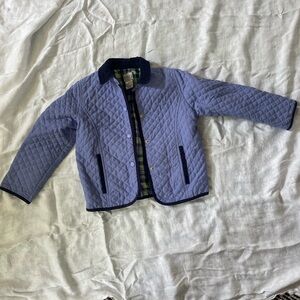Quilted Talbots Kids Jacket - Blue